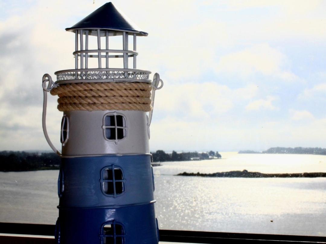 Ostseefjord-Schlei-Blick im Wikingturm Schleswig Exterior foto